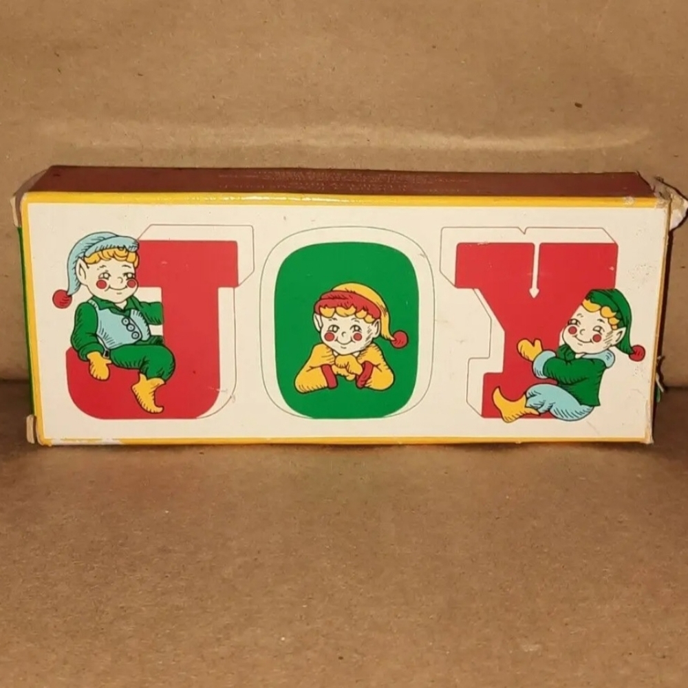 Vintage Avon Christmas JOY Candles
